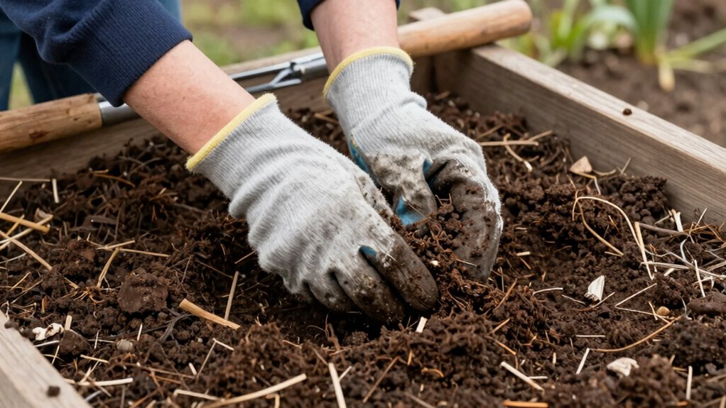 incorporate compost before planting