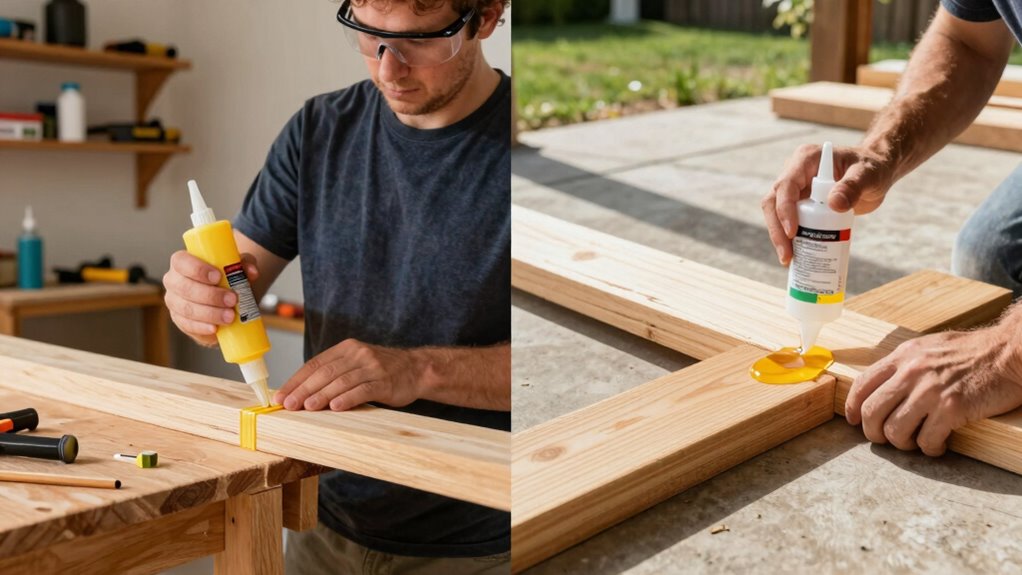 indoor vs outdoor adhesives