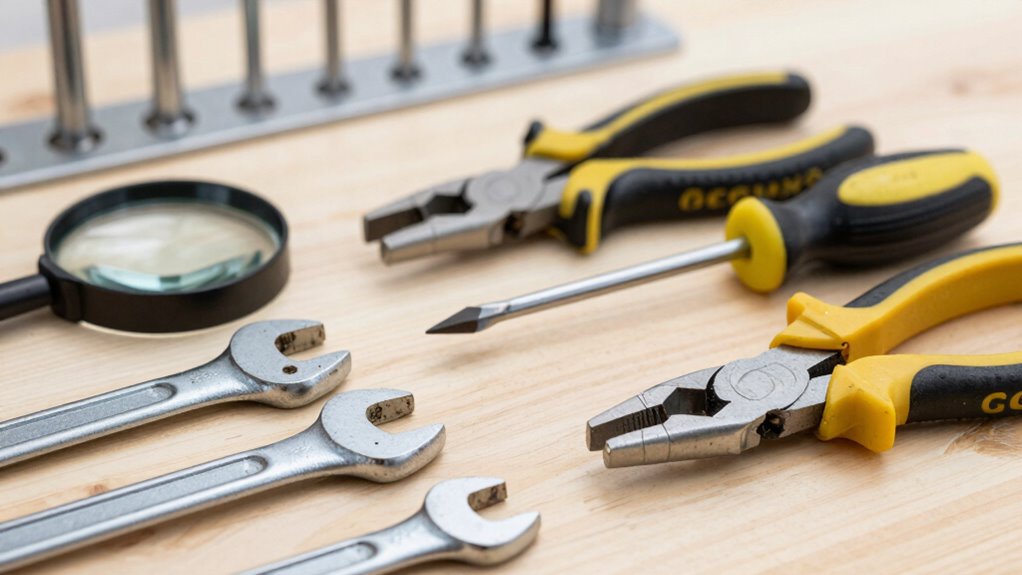 inspect and clean tools