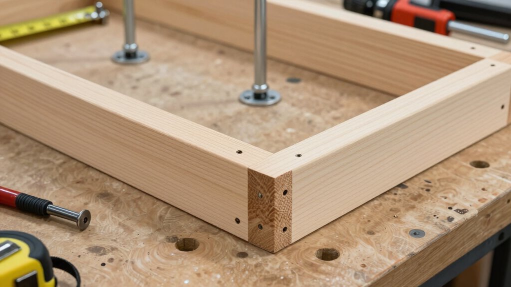 inspect frame before assembly