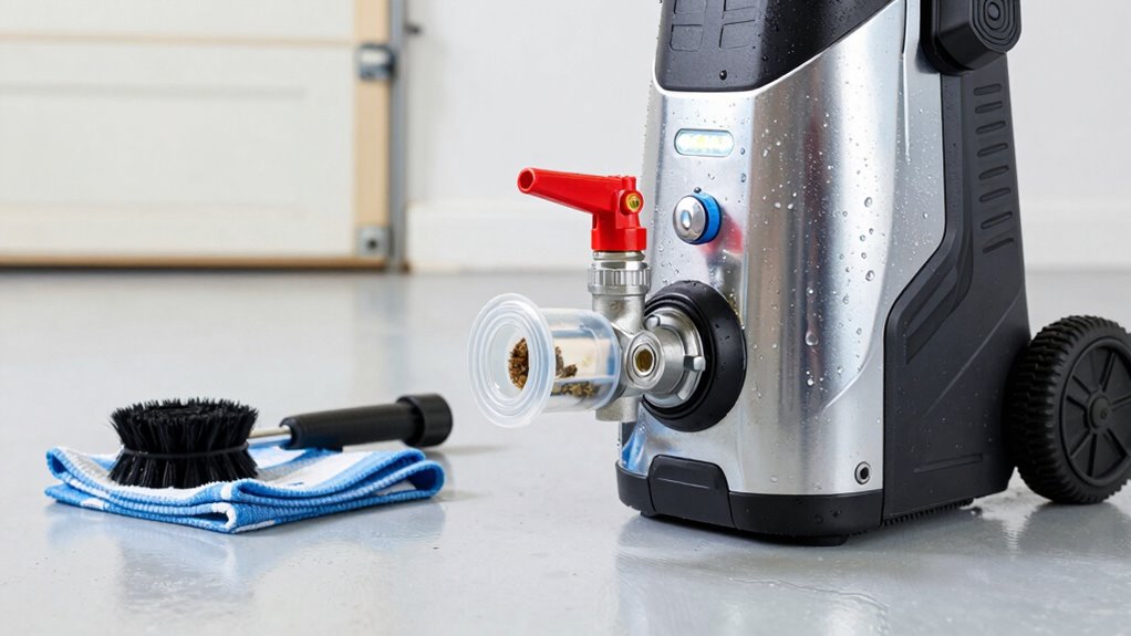 inspect inlet filters weekly