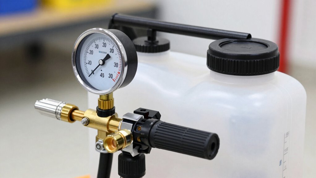 inspect sprayer components thoroughly