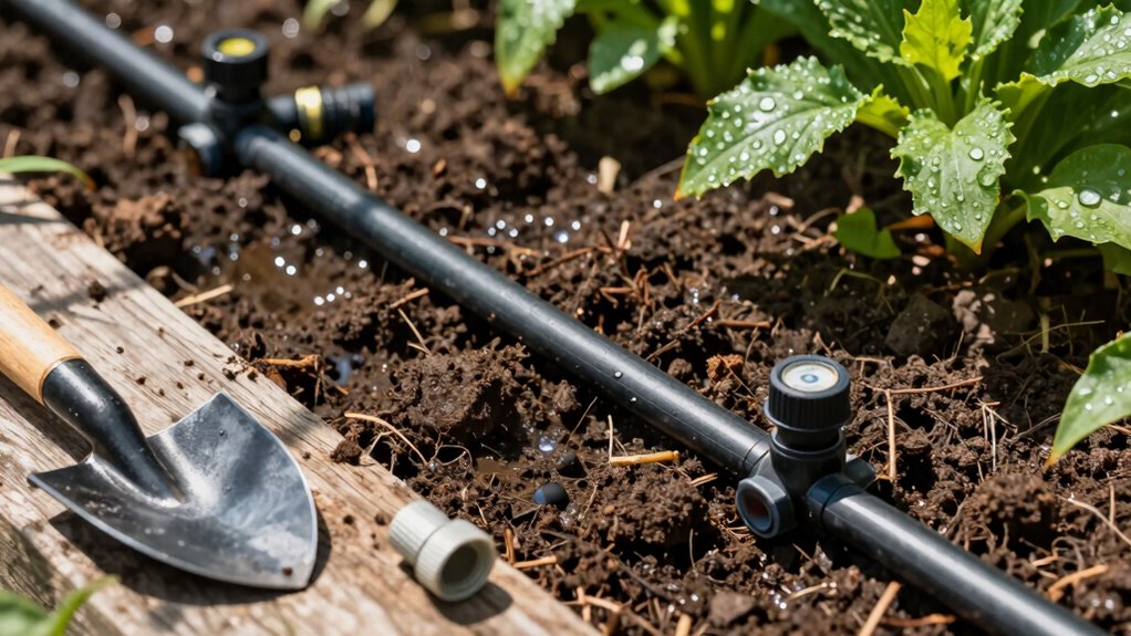 install drip system components