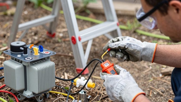 install outdoor lighting safely