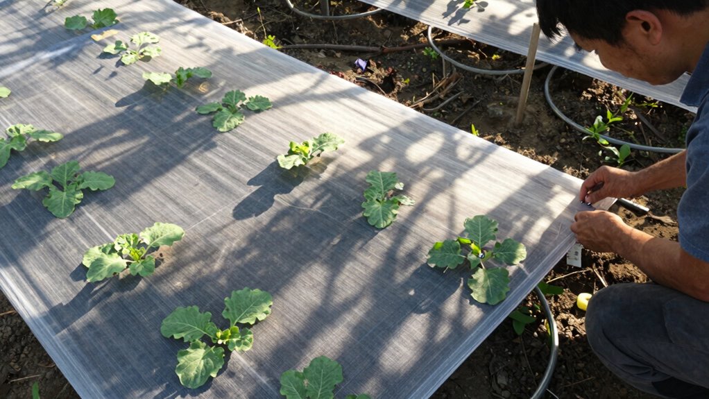 install shade cloth early