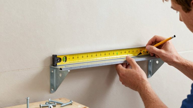 installing shelves on drywall