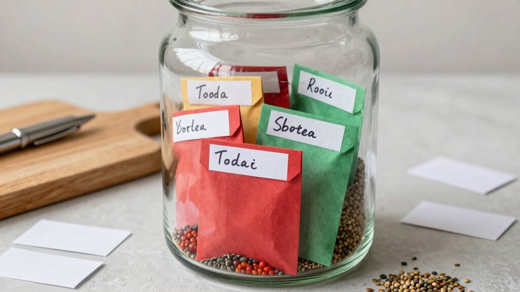 label seeds for storage