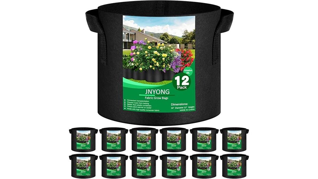 large capacity planting bags