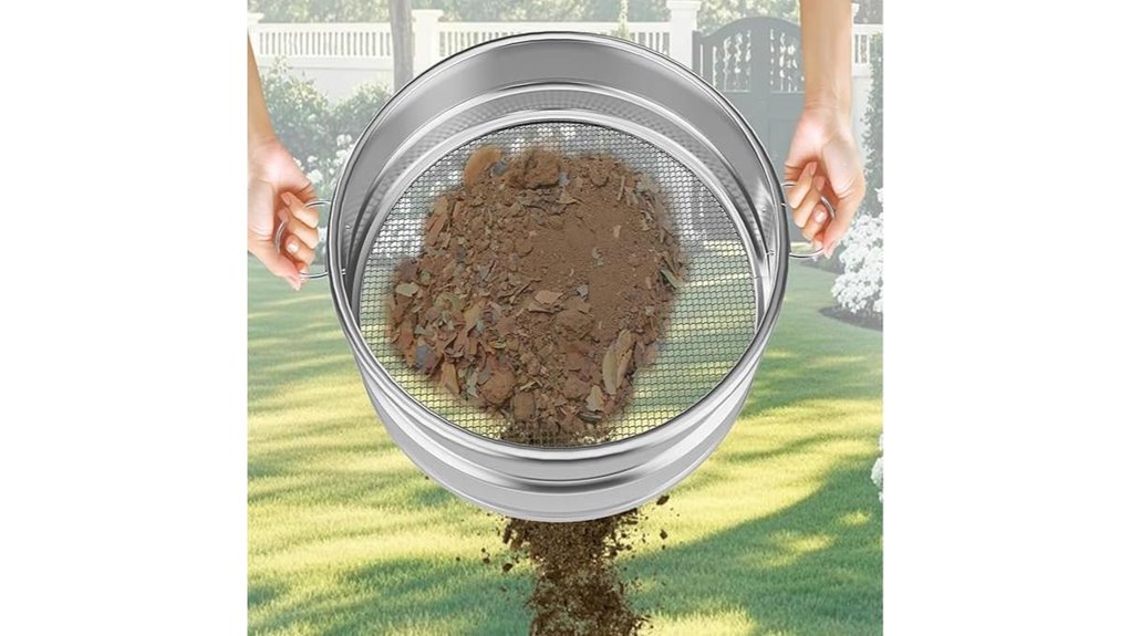 large gardening soil sifter