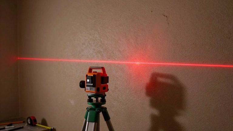 laser level wall installation
