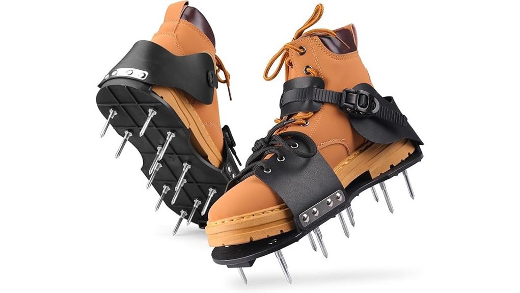 lawn aerator shoes with straps