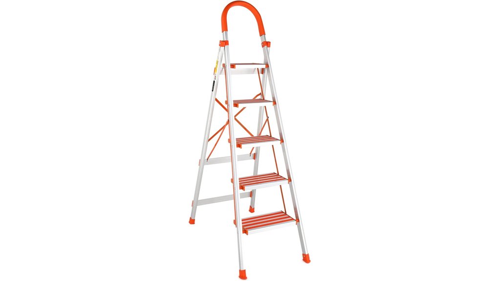 lightweight aluminum step ladder