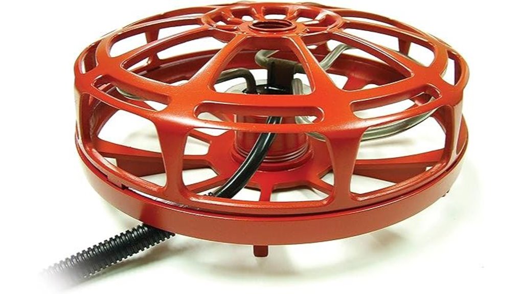 livestock bucket heater red