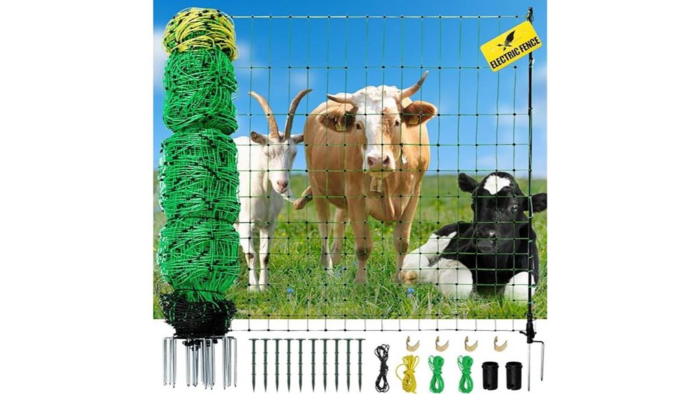 livestock electric fence netting