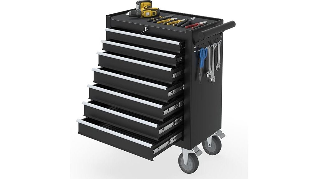 lockable rolling tool chest