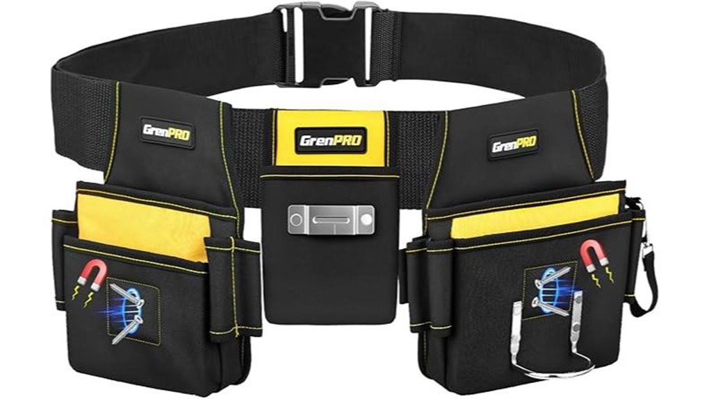 magnetic tool belt pockets
