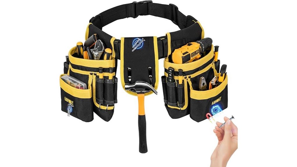magnetic tool belt pockets