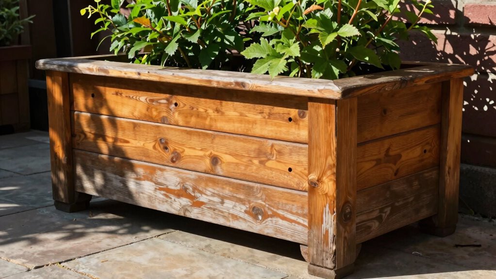 maintain planter appearance regularly