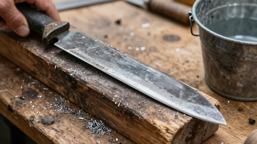 maintaining sharp garden tools