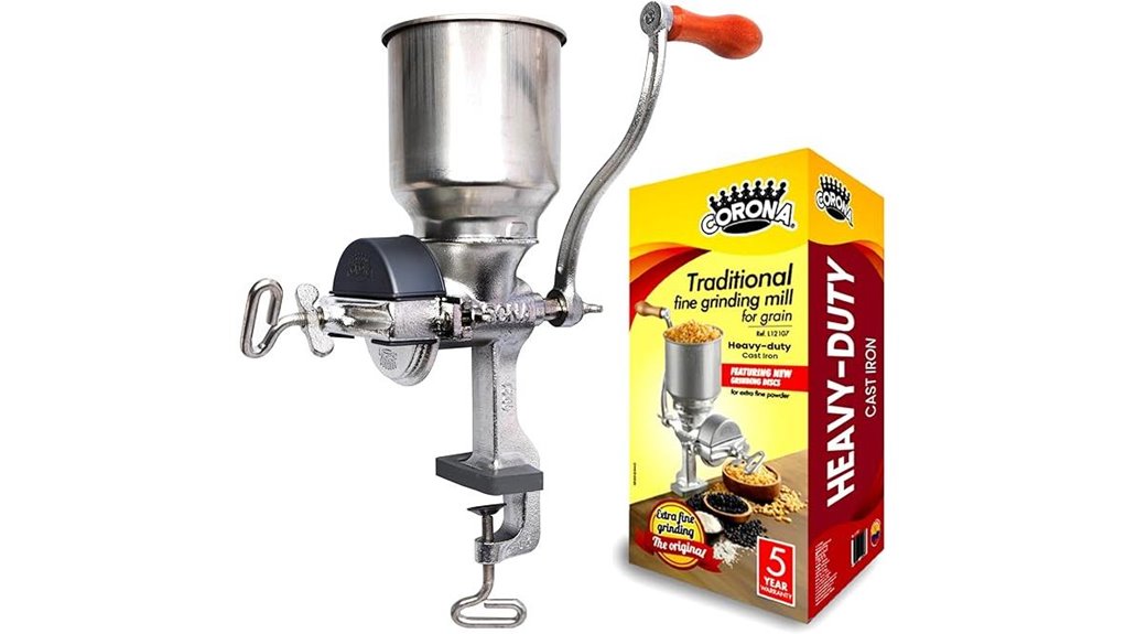 manual grain mill grinder