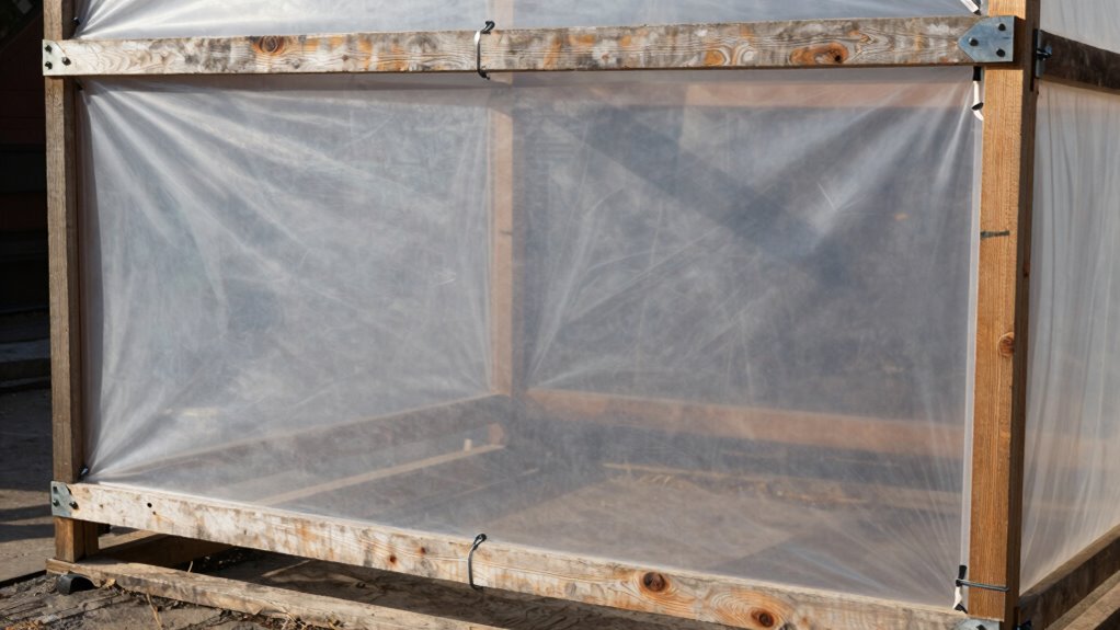 maximize greenhouse with sheeting