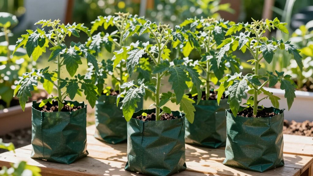 maximize sunlight for tomatoes