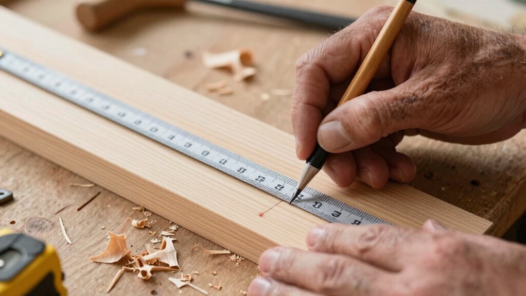 measure accurately mark clearly