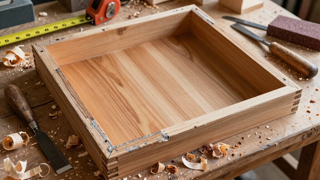 measure cut attach hinges