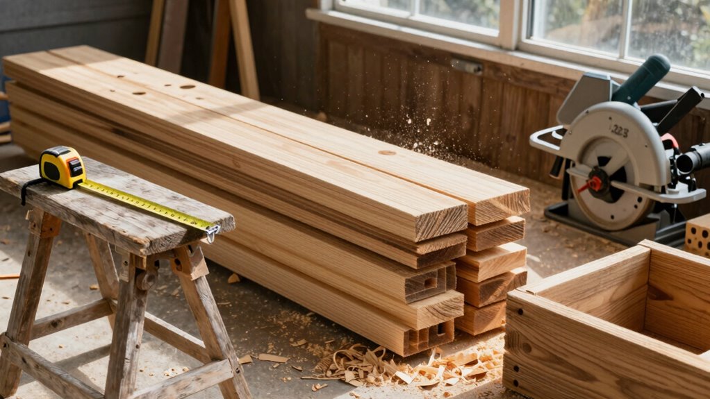 measure cut choose wood