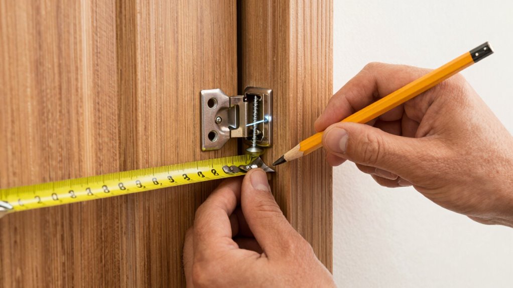 measure mark align hinges