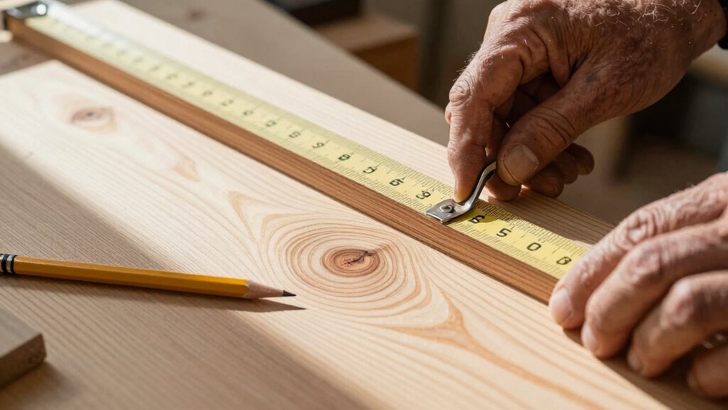 measure mark double check carefully