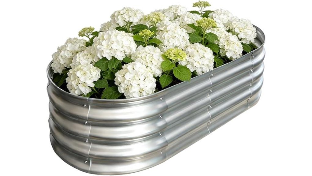 metal planter garden bed