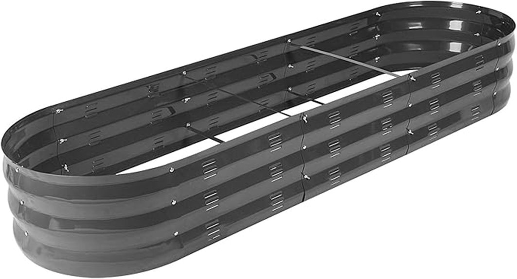 metal planter garden bed