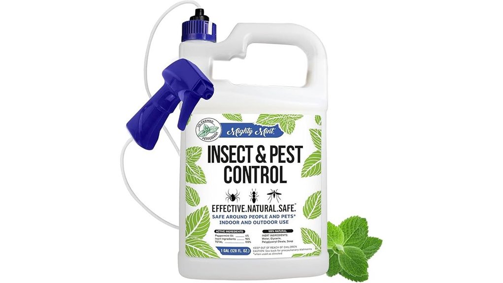 mint scented insect repellent spray