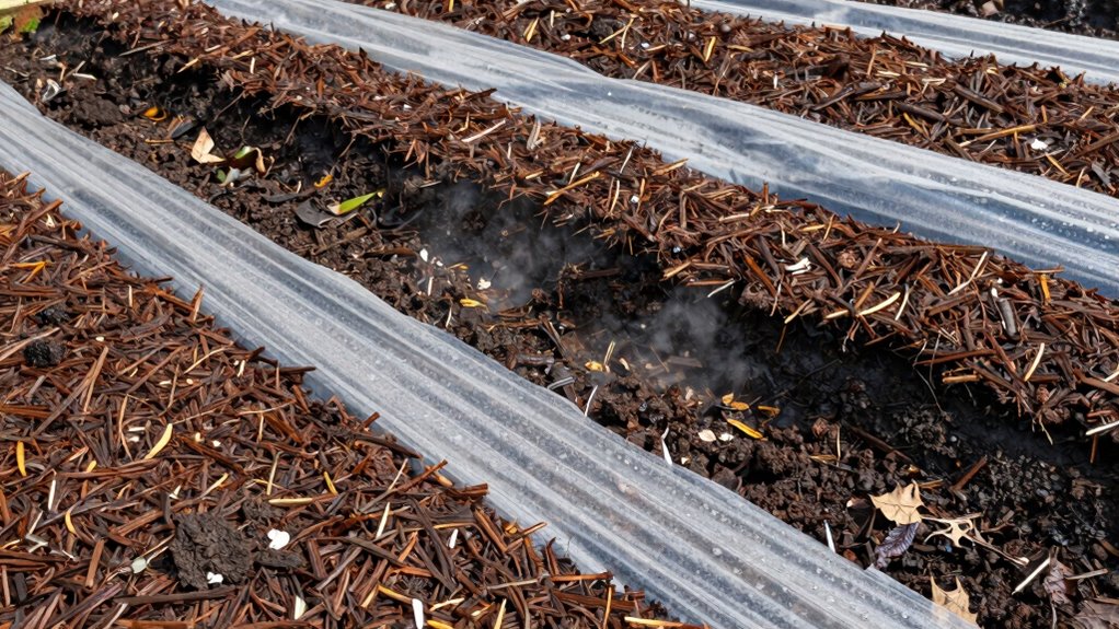 moisture retention through mulch