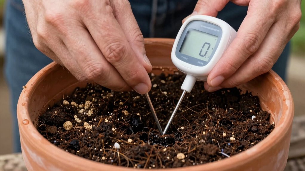 monitor soil moisture levels