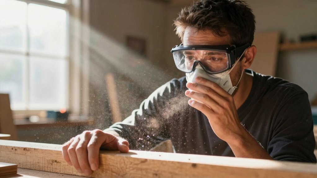 monitor wood dust symptoms