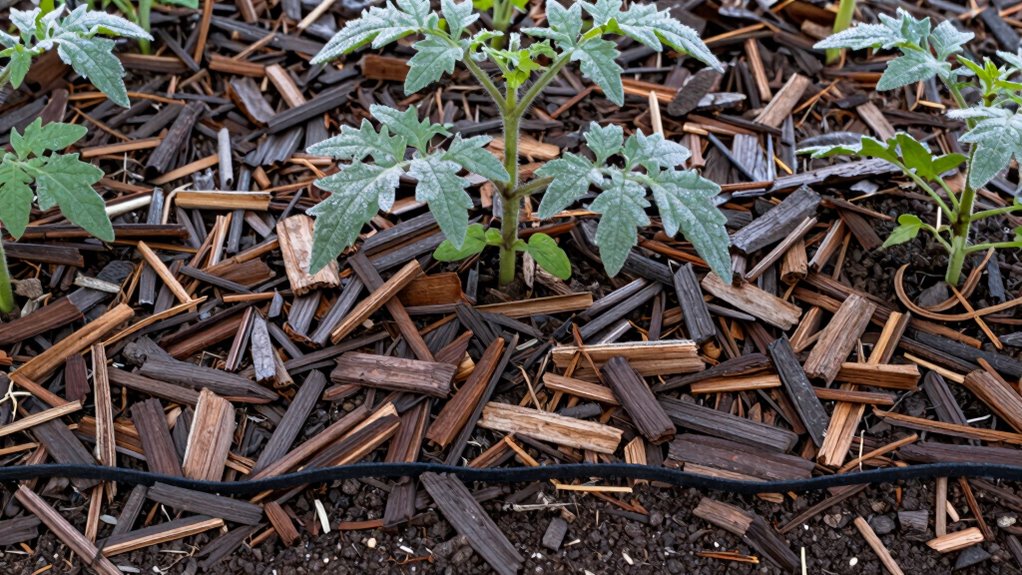 mulch insulates soil temperatures