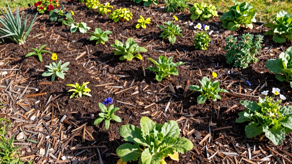 mulch retains soil moisture