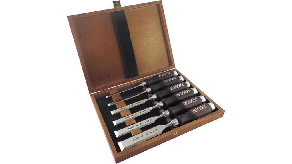 narex woodworking chisel set
