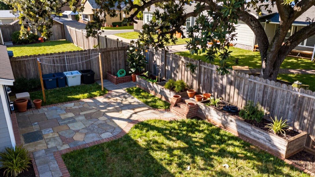 observe sunlight and drainage