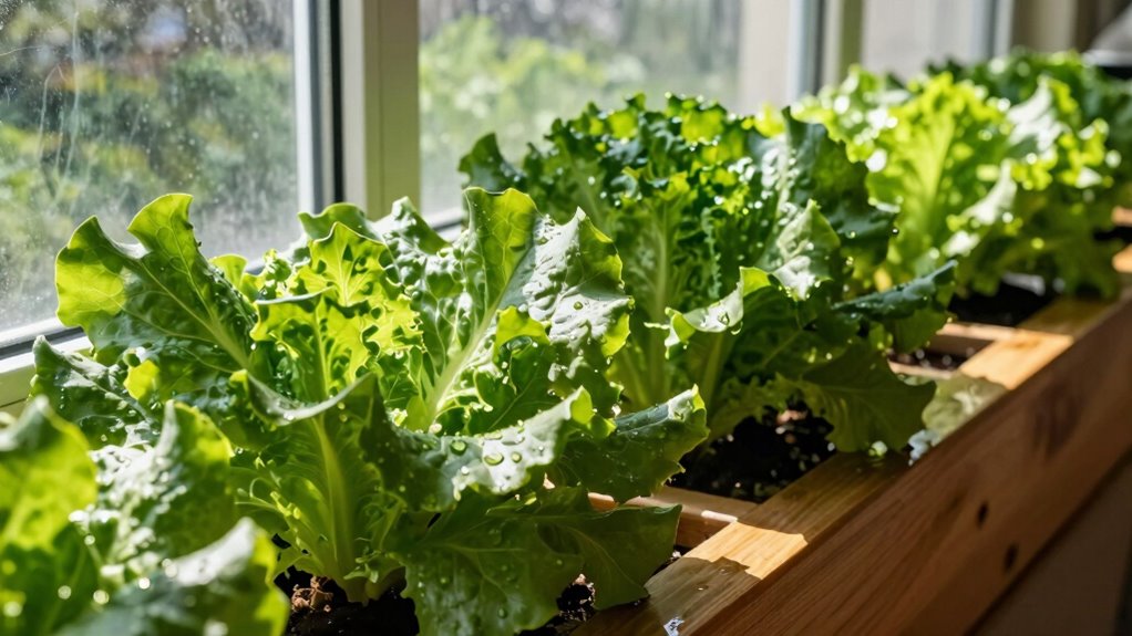 optimal lettuce light exposure