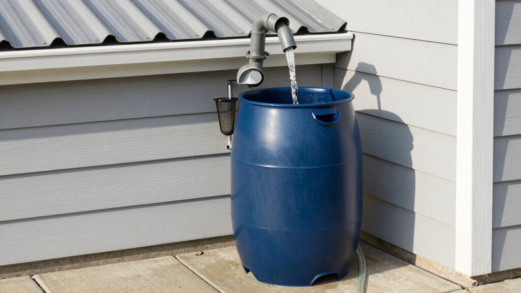 optimal rain barrel placement