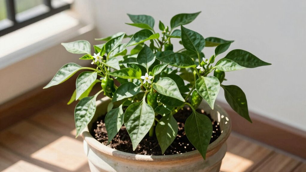optimal sunlight for peppers