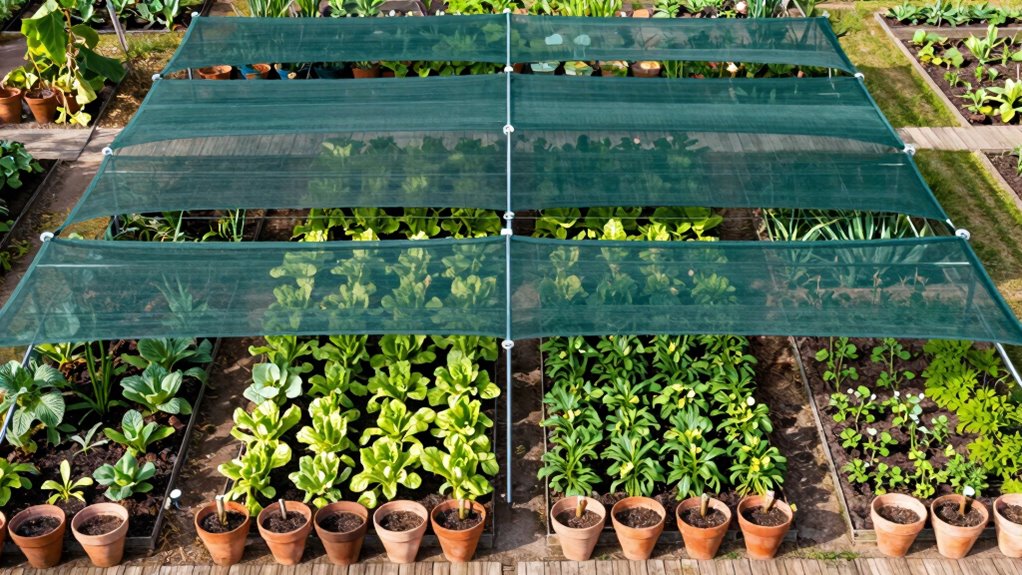 optimize garden shade levels