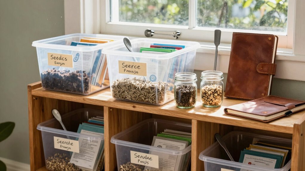 organize and label seeds