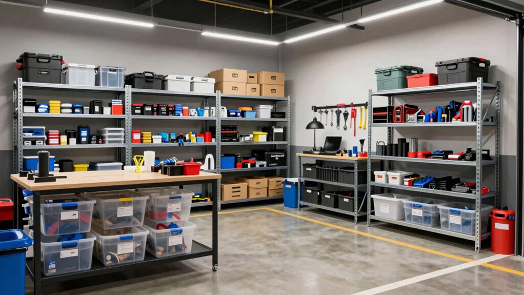 organize garage into zones