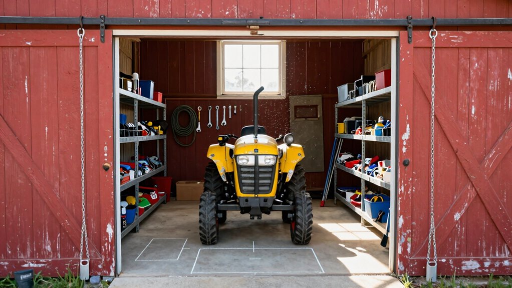 organized equipment storage system