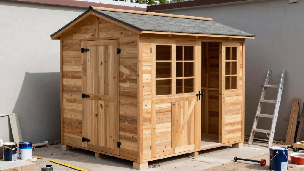 organized outdoor storage solution