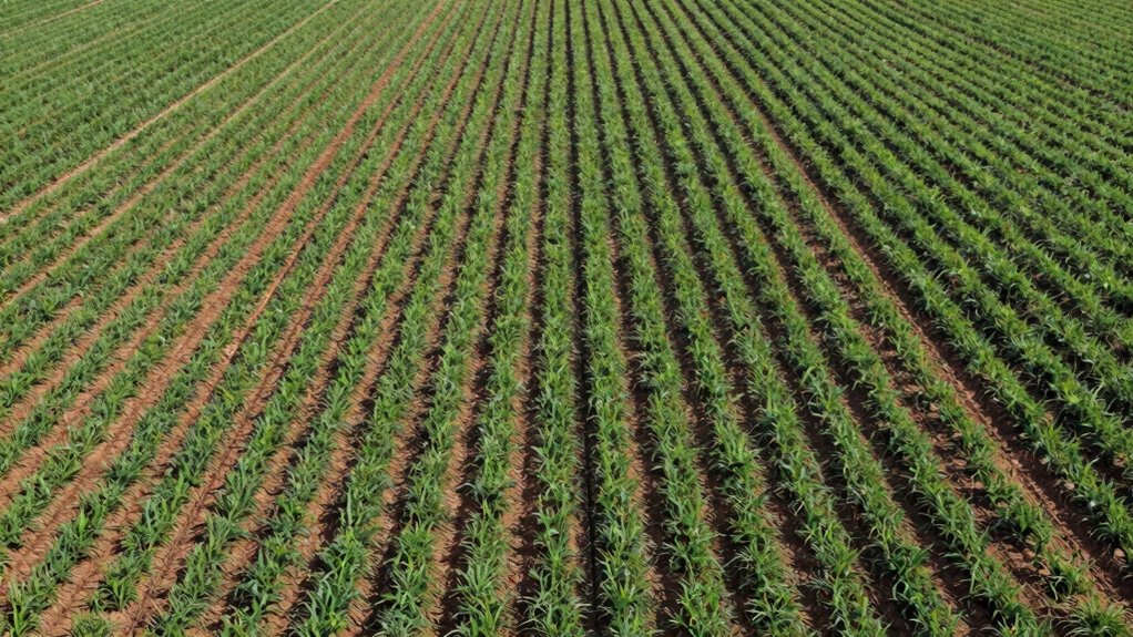 organized rows enhance growth